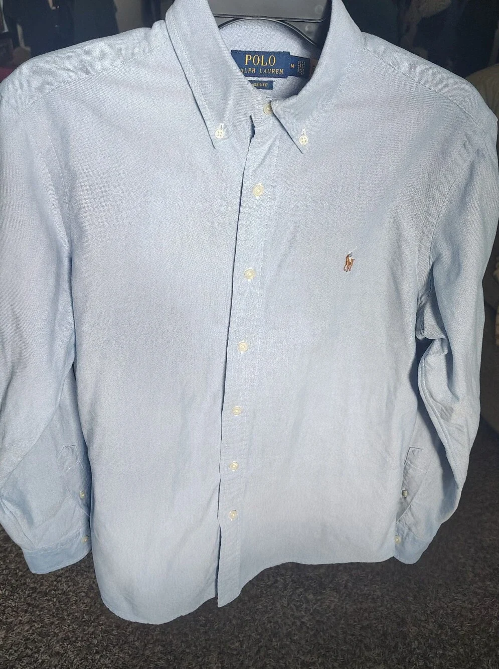 Polo by Ralph Lauren Light Blue Button-Down Oxford Shirt